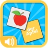 Eduxeso - German: Learn foreign language and play pairs, memory matching puzzle game!