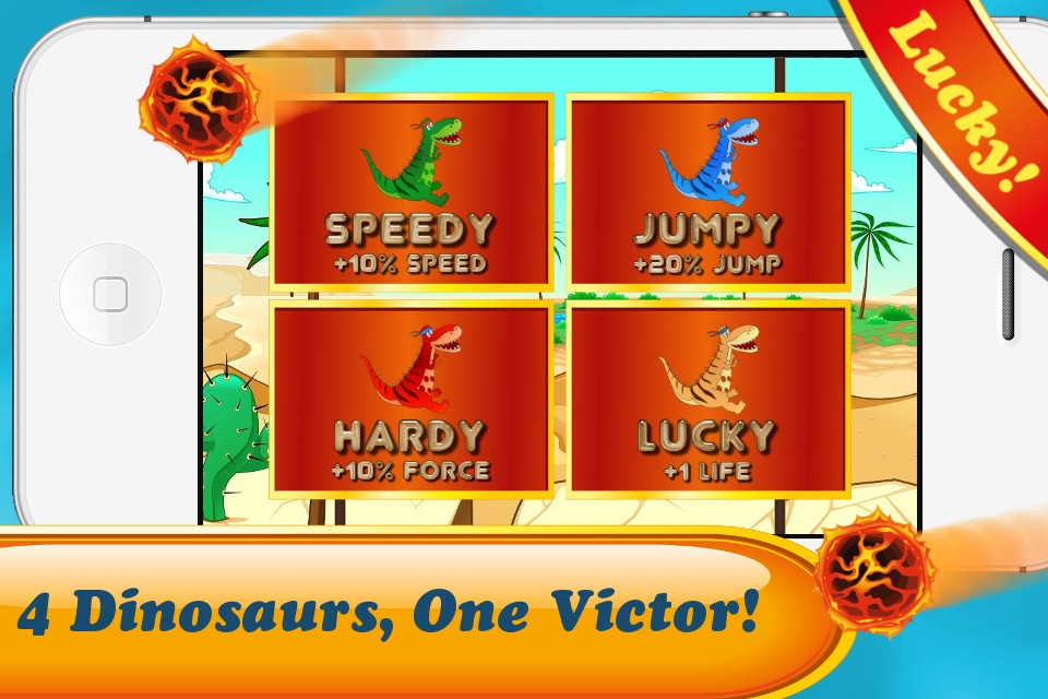 Run Dino Run 2: Play funny baby TRex Dinosaur racing in a prehistoric jurassic world park - Newest HD free game for iPad by Tiltan Games screenshot 4