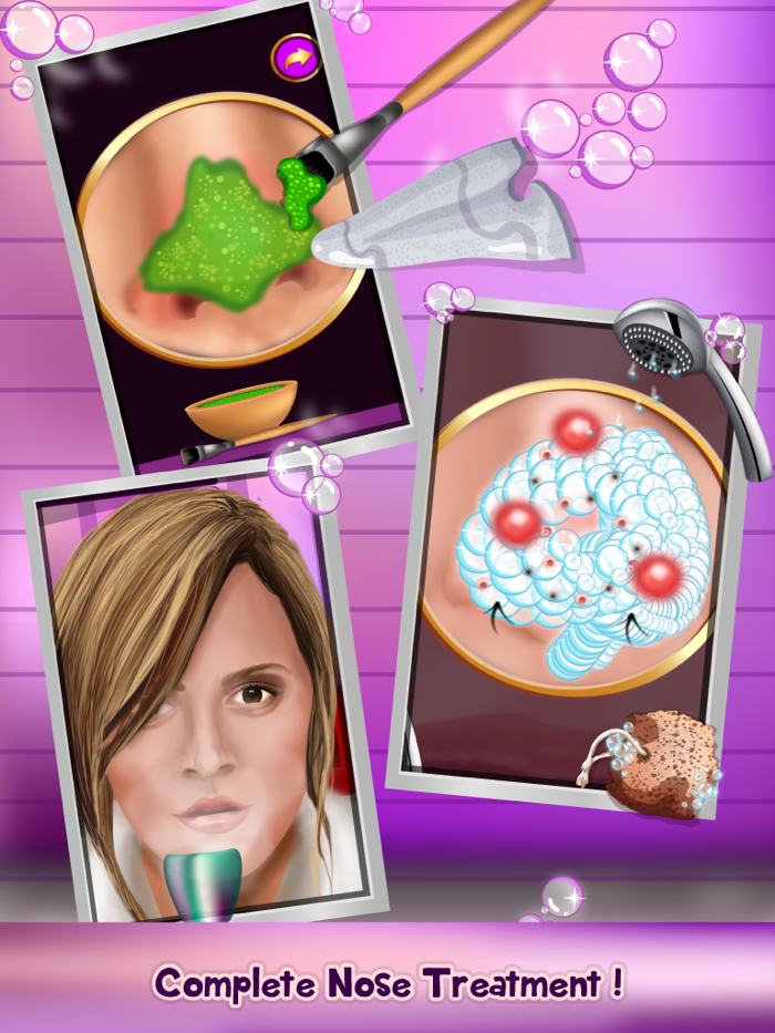 Celebrity Nose Spa – It’s Facial Makeover Game for Hollywood Famous Star Girls
