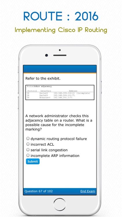 300-101: CCNP ROUTE - Certification App