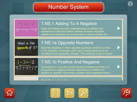 Math Seventh Grade -  Common Core curriculum builder and lesson designer for teachers and parents screenshot 3