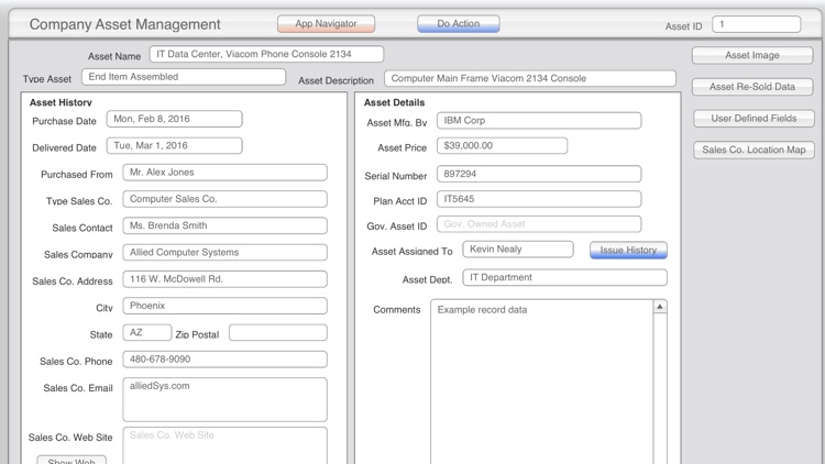 Company Assets Management