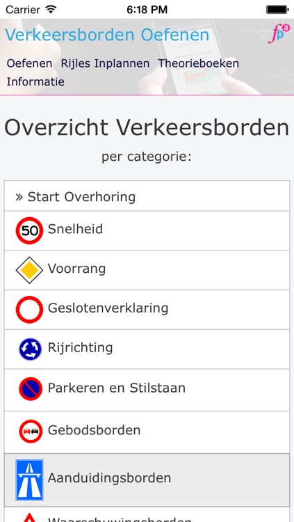 Gratis Verkeersborden Oefenen