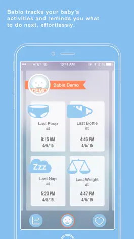 Game screenshot Babio - Baby Activity Tracker & Reminder, Simplified hack