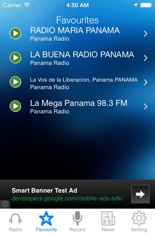 Panama Radio News Music Recorder screenshot 3