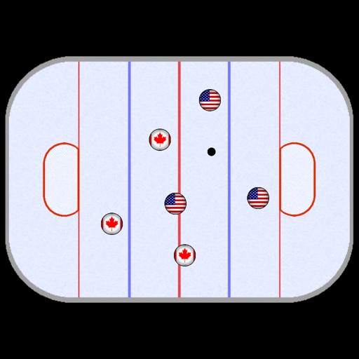 Finger Ice Hockey Game Icon