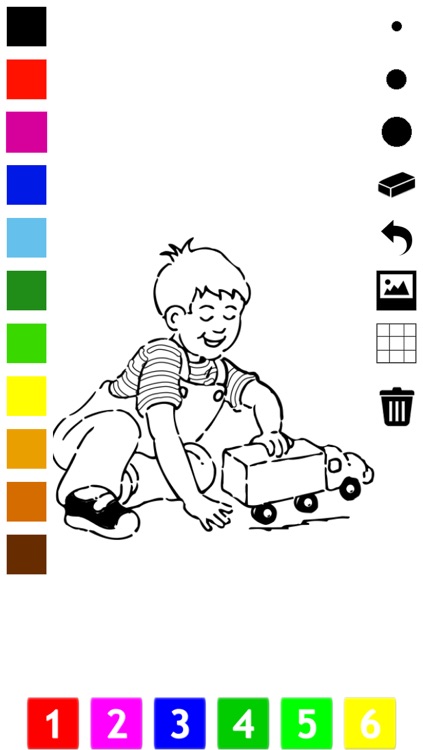 Toy Coloring Book for Children: Learn to color the story of your toys for kindergarten and pre-school screenshot-3