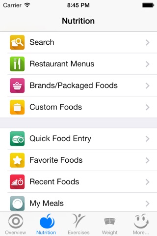 CalorieSmart Calorie Counter, Nutrition Tracker, Diet and Fitness Tracker screenshot 3