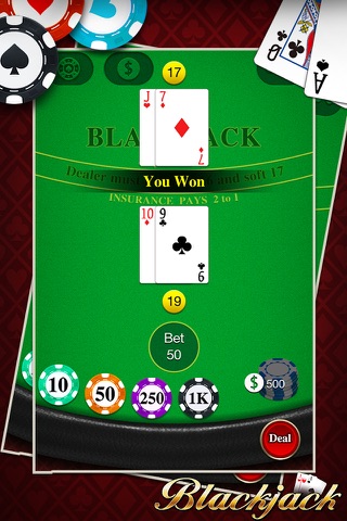 !1 Blackjack screenshot 3
