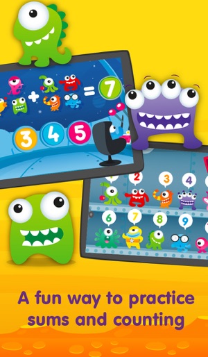 Aliens & Numbers - educational math games to simple learn co(圖2)-速報App