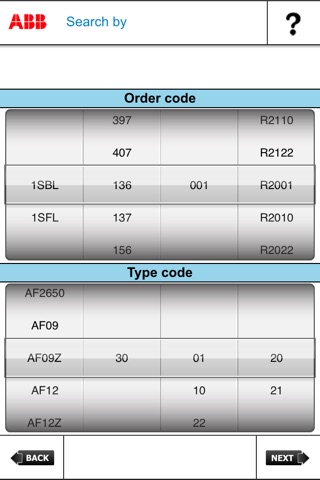 AF Contactors Selection Tool screenshot 4