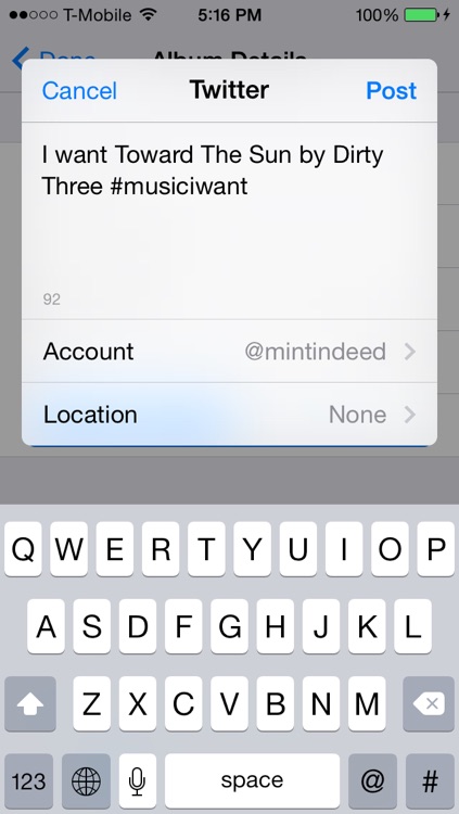 Music I Want - Portable Wishlist screenshot-3