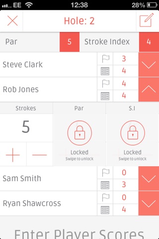 Stableford Golf Calculator Pro screenshot 2