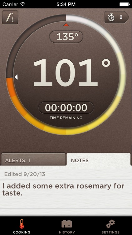 Williams-Sonoma smart thermometer screenshot-3