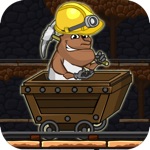 Gold Miner Jack Rush Ride the Rail to Escape the Pitfall