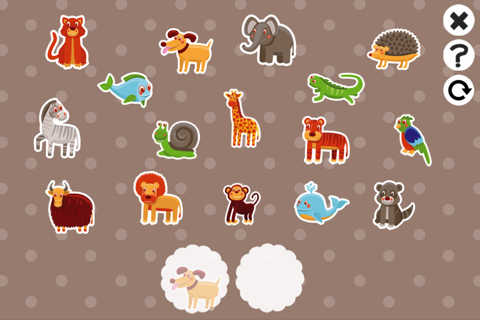 Animals Remember and Memorize! Learning and concentration Game for Children screenshot 4