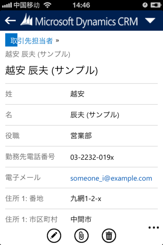 Dynamics CRM for phones express screenshot 4