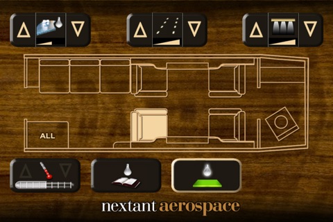 Nextant 400XTi Cabin Management System screenshot 2