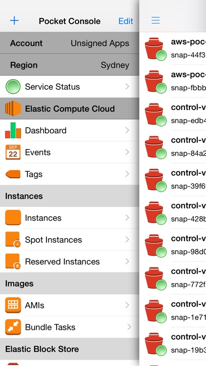 Pocket Console for AWS