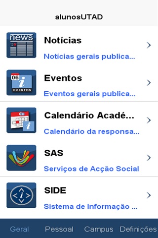 alunosUTAD screenshot 2