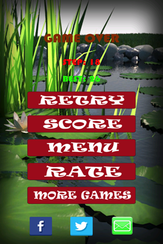 Addictive Jumping Frog Free: Best Challenging Game On Water Leaves screenshot 4