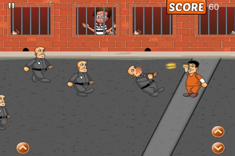 Prisoner Food Fight - Jail Hero Orange Defender Free screenshot 4