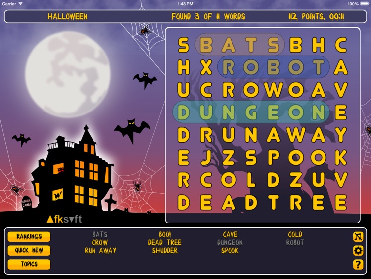 WordSearch Halloween HD
