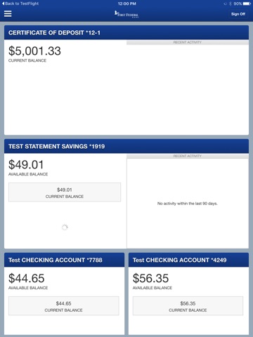 First Federal Mobile for iPad screenshot 3