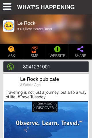 Le Rock Cafe Pub screenshot 2