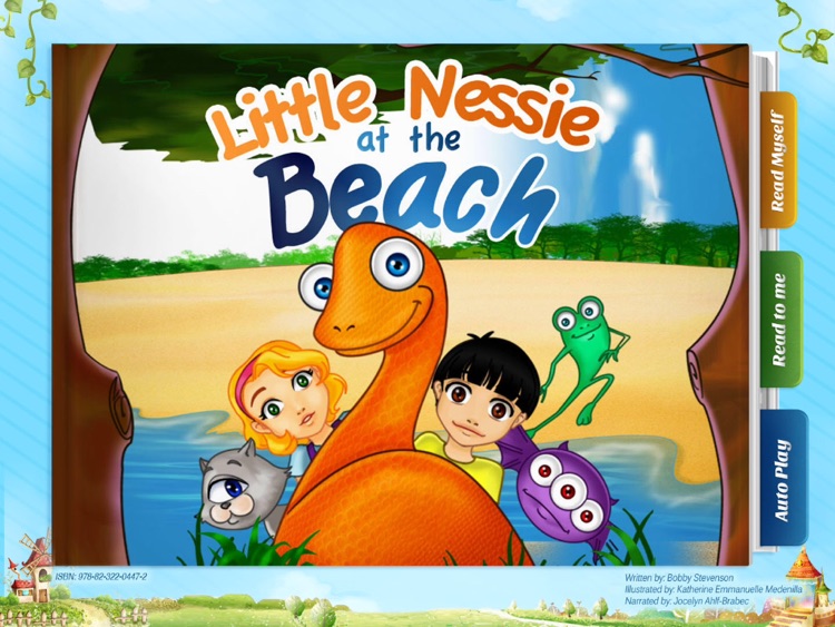 Little Nessie at the Beach - Have fun with Pickatale while learning how to read.