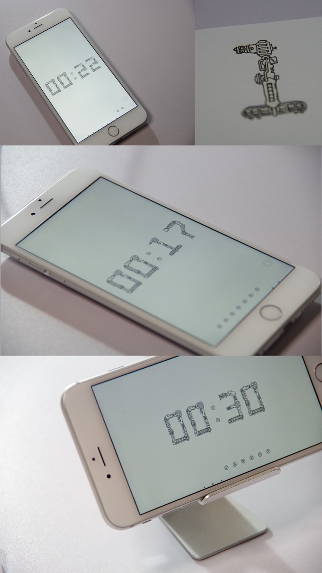 機械仕掛けの時計アプリ screenshot1