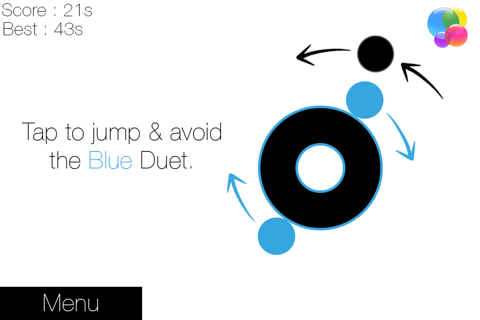 The Dot. (Punktar Blek Mania 2 - Avoid The Blue Micromon Attack) screenshot 2