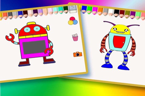 Children's Finger Painting HD - Kindergarten children Doodle and Drawing Robots screenshot 2