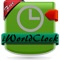 iWorldClock shows the Time of 300 diferent countries by one click