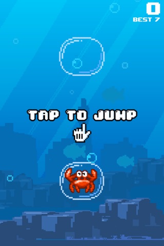 Snappy Crab - A Bubble Jumping Adventure screenshot 2