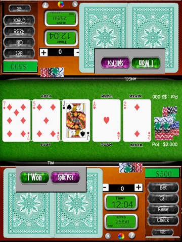 Texas Hold'em Duo Poker HD Free screenshot 2