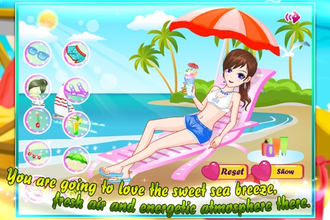 Beach beauty bikini dressup screenshot 4