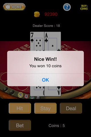 A Ace Jack Video Basic Strategy Blackjack screenshot 3