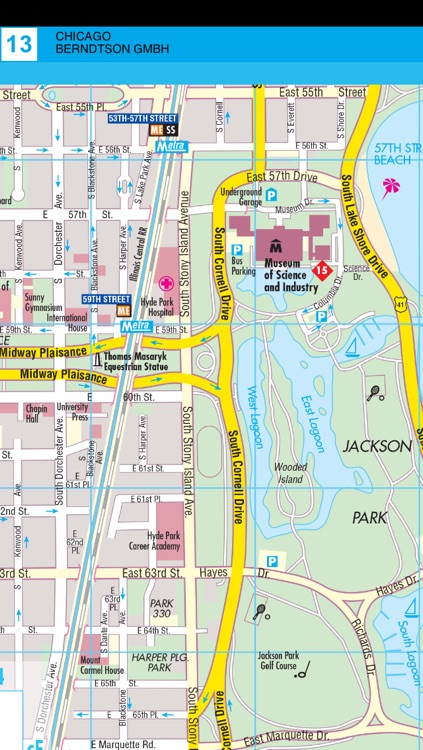 Chicago. City map