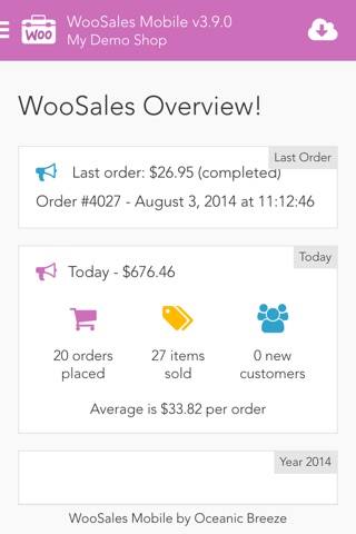 WooSales for WooCommerce screenshot 2