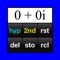 Complex RPN Calculator is a scientific RPN calculator with a ten stack whose native number is complex