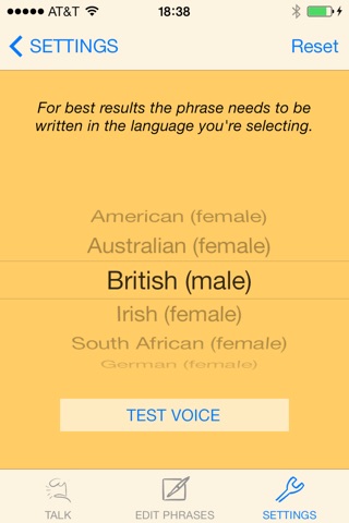 TALK! Speech Synthesizer for iOS screenshot 4