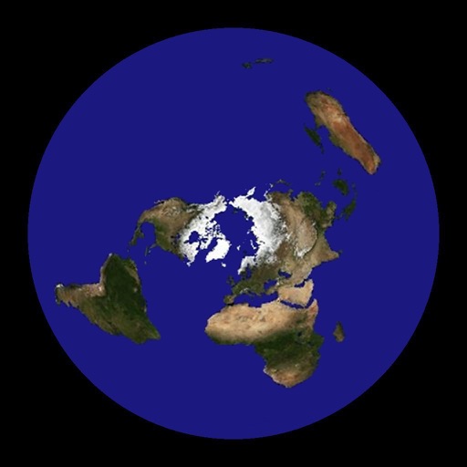 Flat Earth - Satellite Image Viewer iOS App