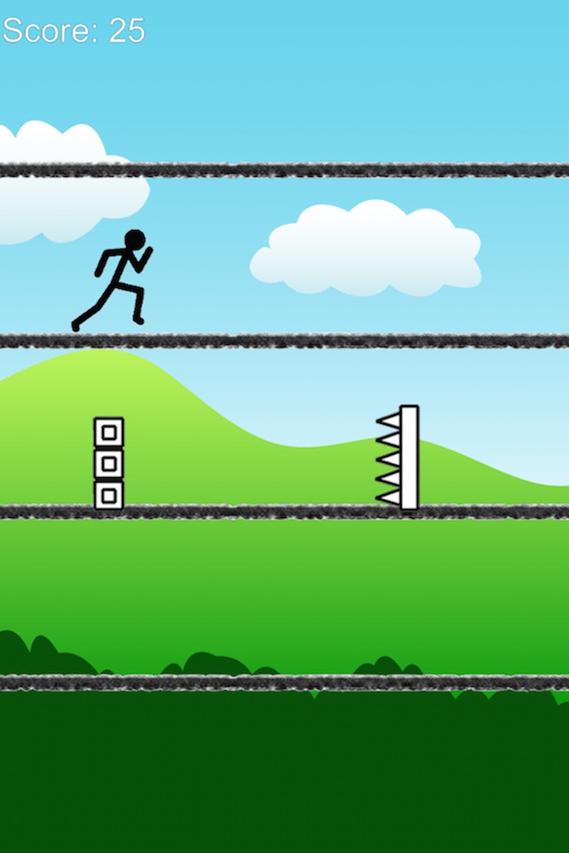 A long way - stickman jump and run free screenshot 2