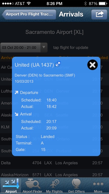 Sacramento International Airport + Flight Tracker