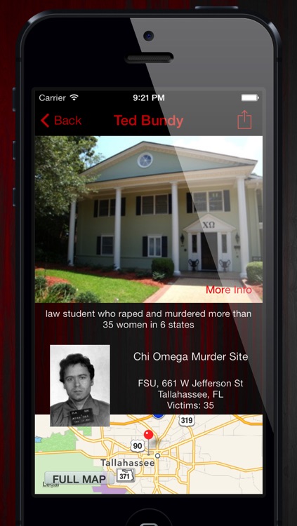 Killer GPS: Crime Scene, Murder Locations and Serial Killers screenshot-3