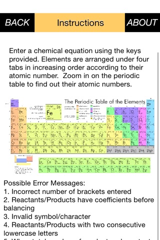 Equation Balancing for Learning Chemistry screenshot 2