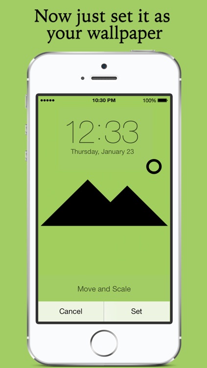 WallFit - Fix wallpaper for iOS7 custom home screen, lock screen & background and Rotate, resize and position your pictures to make custom wallpaper screenshot-4