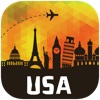USA United States offline map & guide Hotel, weather, trips: New York NEW YORK CITY,Los Angeles,Chicago,Miami