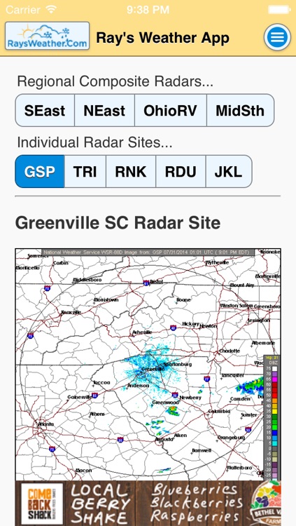 RaysWeather.Com App